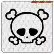 Custom Culture Skull Sticker