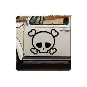Custom Culture Totenkopf-Aufkleber