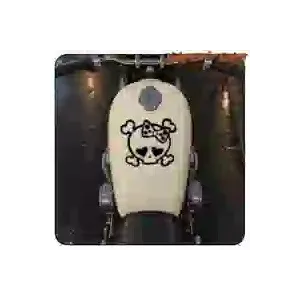 Pegatina Calavera Lazo Custom Culture