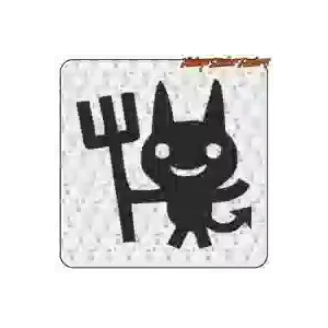 Sticker diable pour personnaliser les objets
