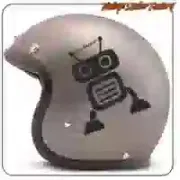 Pegatina robot para personalizar | Vintage Sticker Factory