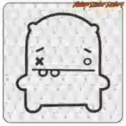 Monster Pupa Sticker | Vintage Sticker Factory