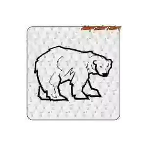 Eisbär-Aufkleber | Dekoratives Vinyl