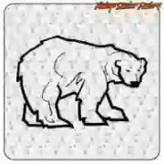 Polar bear sticker | Decorative vinyl