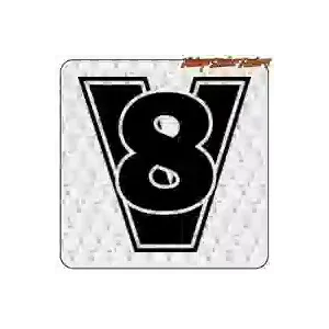V8 Vinyl Car Sticker