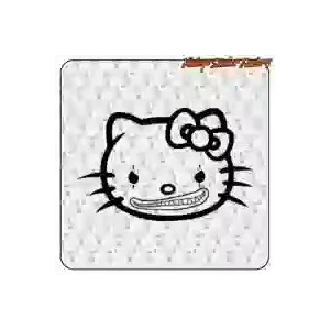 Sticker Kitty Clown | Vintage Sticker Factory