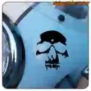 Custom Culture Skull Sticker