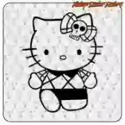 Pegatina pin-up Kitty Old School | Custom Culture