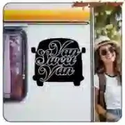 Van Sweet Van Camper-Aufkleber