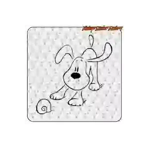 Pegatina Perro caracol | Vinilo decorativo