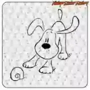 Schneckenhund Aufkleber | Dekorfolie