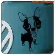 Pegatina Chihuahua de vinilo decorativa