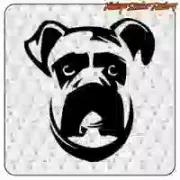 Boxer dog sticker in several sizes