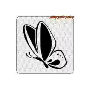 Cut vinyl butterfly sticker