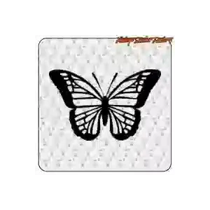 Autocollant papillon en vinyle découpé