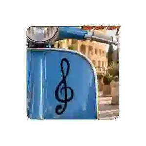 TREBLE CLEF STICKER. BUY VINYL STICKERS.