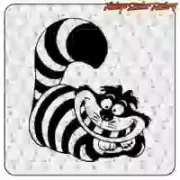 Cheshire-Katze Aufkleber | Dekorfolie