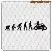 Biker-Evolution-Aufkleber | Harley & Custom
