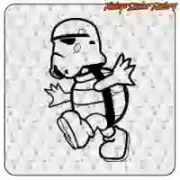 Mario Storm Trooper Sticker | Geek Design
