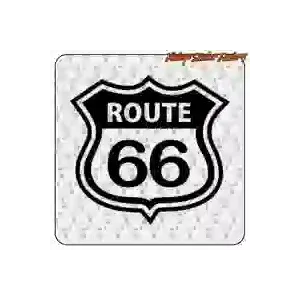 Route 66 sticker for motorcycles and cars
