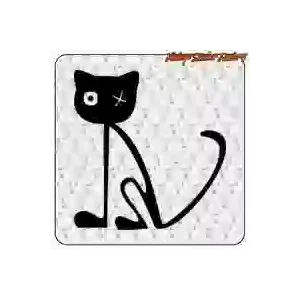 Decorative Cat Sticker | Vintage Sticker Factory