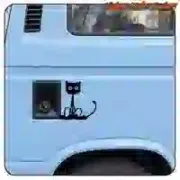 Decorative Cat Sticker | Vintage Sticker Factory