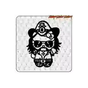 Pegatina Kitty Motörhead geek y rock