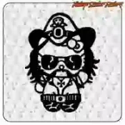 Autocollant Kitty Motörhead geek et rock