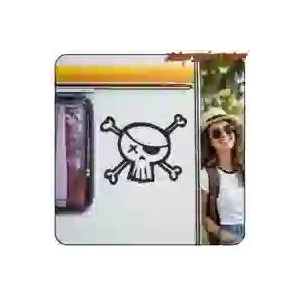 Skull-Tattoo-Aufkleber | Schädel-Vinyl