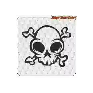 Pegatina de calavera para moto y casco
