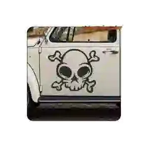 Pegatina de calavera para moto y casco