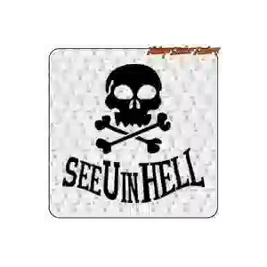 SEE YOU IN HELL die-cut vinyl sticker