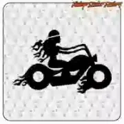 Pegatina motera decorativa para moto