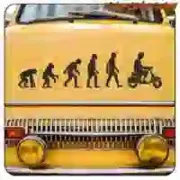 EVOLUTION VESPA STICKER. BUY VINYL STICKERS.