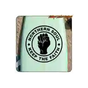 Northern Soul Keep the Faith Sticker für Roller
