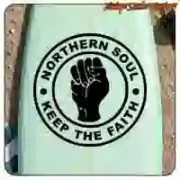 Northern Soul Keep the Faith Sticker für Roller