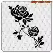 Pegatina Rosas Tattoo Clásico | Custom Culture