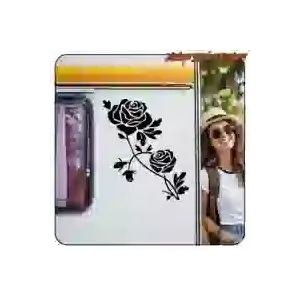 Pegatina Rosas Tattoo Clásico | Custom Culture