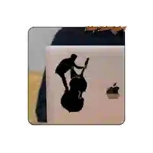 KONTRABASS AUFKLEBER. KAUFEN SIE VINYLAUFKLEBER.