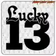 Lucky 13 vinyl sticker | Custom Culture