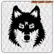 AUTOCOLLANT LOUP. ACHETEZ DES AUTOCOLLANTS EN VINYLE.