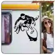 Pegatina SURFER de vinilo troquelado