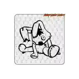 Sticker Lapin de Chiffon | Vintage Sticker Factory