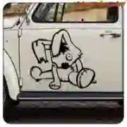 Pegatina Conejo de Trapo | Vintage Sticker Factory