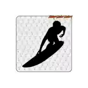 Pegatina Surfer de vinilo troquelado