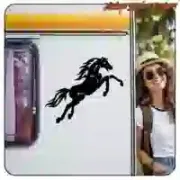 Cut vinyl horse sticker