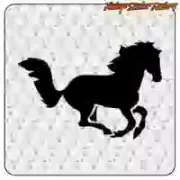 Pegatina de caballo en vinilo de corte