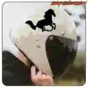 Autocollant cheval en vinyle découpé