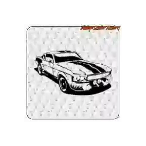 Dekorativer Mustang-Vinylaufkleber