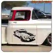 Dekorativer Mustang-Vinylaufkleber
